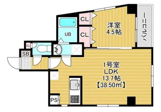 The House Minowa【6階】の間取り
