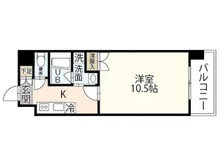 FLARE城北【2階】の間取り