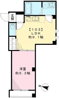 東京都江東区住吉2【マンション】の間取り