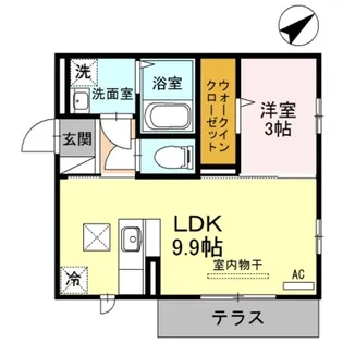 新潟県柏崎市松波3【アパート】の間取り