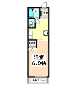 ビラージュII【1階】の間取り