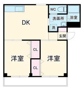 ベルウッド芳栄マンション【2階】の間取り
