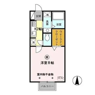 コスミオン【1階】の間取り