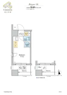 1Rの間取り画像