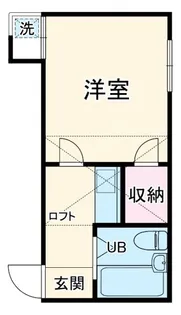 レオパレス山手PRIMAIR【2階】の間取り