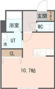 GATE63【4階】の間取り