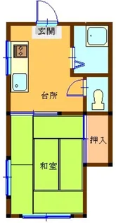 東光ハイツ【1階】の間取り