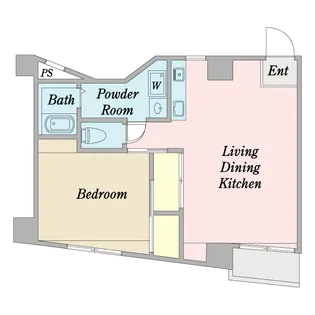 山崎ビル【4階】の間取り