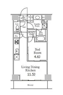 東京都台東区谷中3【マンション】の間取り
