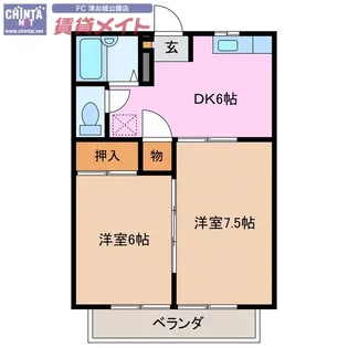 アクティブシティB棟【3階】の間取り