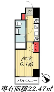 千葉県市川市新井3【マンション】の間取り