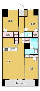 シティテラス前橋広瀬川【5階】の間取り