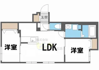 S-RESIDENCE南郷South【2階】の間取り