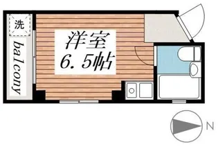 ヴィラ北野【1階】の間取り