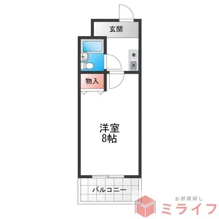 ロイヤル巽【7階】の間取り