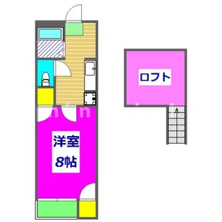 メゾン九品寺壱番館【1階】の間取り