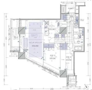 品川タワーレジデンス【11階】の間取り