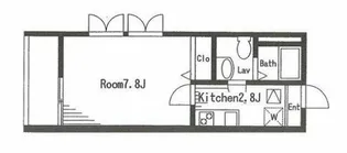 メゾンサンパ【2階】の間取り