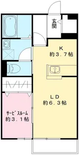 EAST COURT【2階】の間取り