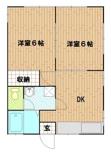 コーポT&M【1階】の間取り