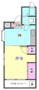 KH西大井【4階】の間取り