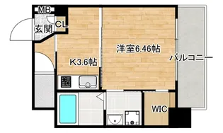 大阪府大阪市天王寺区上本町9【マンション】の間取り