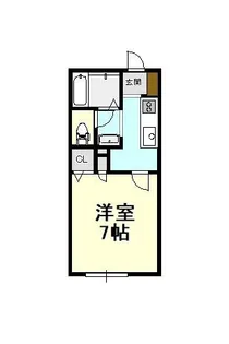 ディアス・高台【1階】の間取り