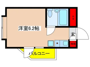 読売ランドAハウス【3階】の間取り