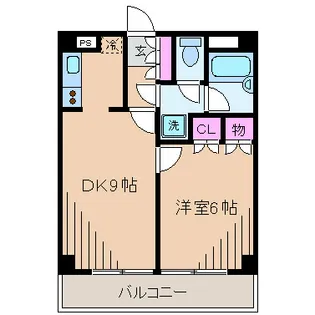 エアフォルク大倉山【5階】の間取り