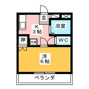 ユースプラザ【1階】の間取り