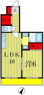 メゾン竹ヶ花【2階】の間取り