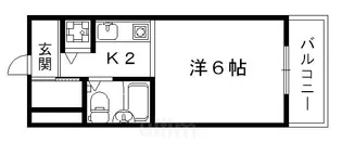 京の五条GREEN HOUSE【6階】の間取り