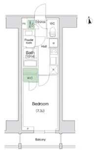 スタイリオ川崎【15階】の間取り