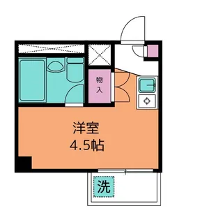 ホワイトハウスQ【2階】の間取り