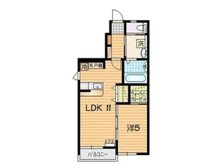 BOLAS高田【1階】の間取り