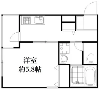 arc-en-ciel(アルカンシェル)【2階】の間取り