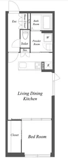 東京都目黒区目黒本町4【マンション】の間取り
