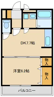 ノッティングヒル【2階】の間取り