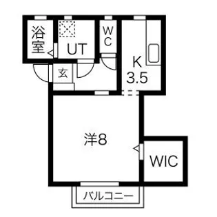 水沢ステーションアベニューD棟【2階】の間取り