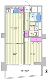 ドミール千駄木【3階】の間取り