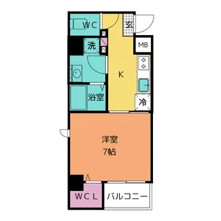 グランテラス熱田【2階】の間取り