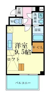 GIFT【6階】の間取り