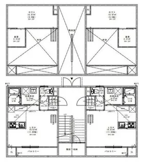 ヴェール古国府【1階】の間取り