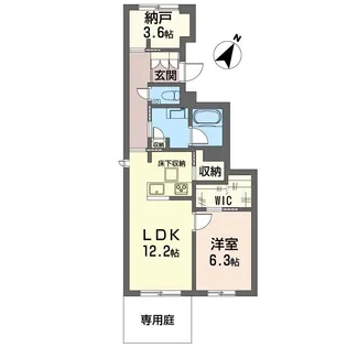 リラフォート【1階】の間取り