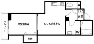 ドミールヤマダ【2階】の間取り