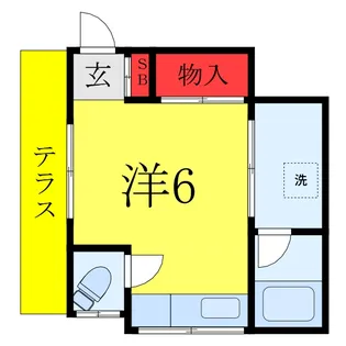 ヒルハイム【1階】の間取り