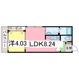 フェリーチェVI【1階】の間取り