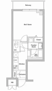 N stage下総中山【4階】の間取り