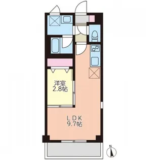 ラ・フォート【1階】の間取り