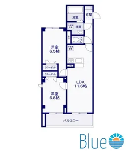 LAPIN湘南【2階】の間取り